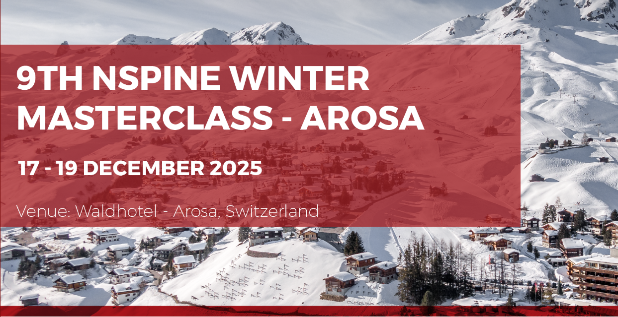 17-19 December, 9th NSpine Winter Masterclass; Arosa